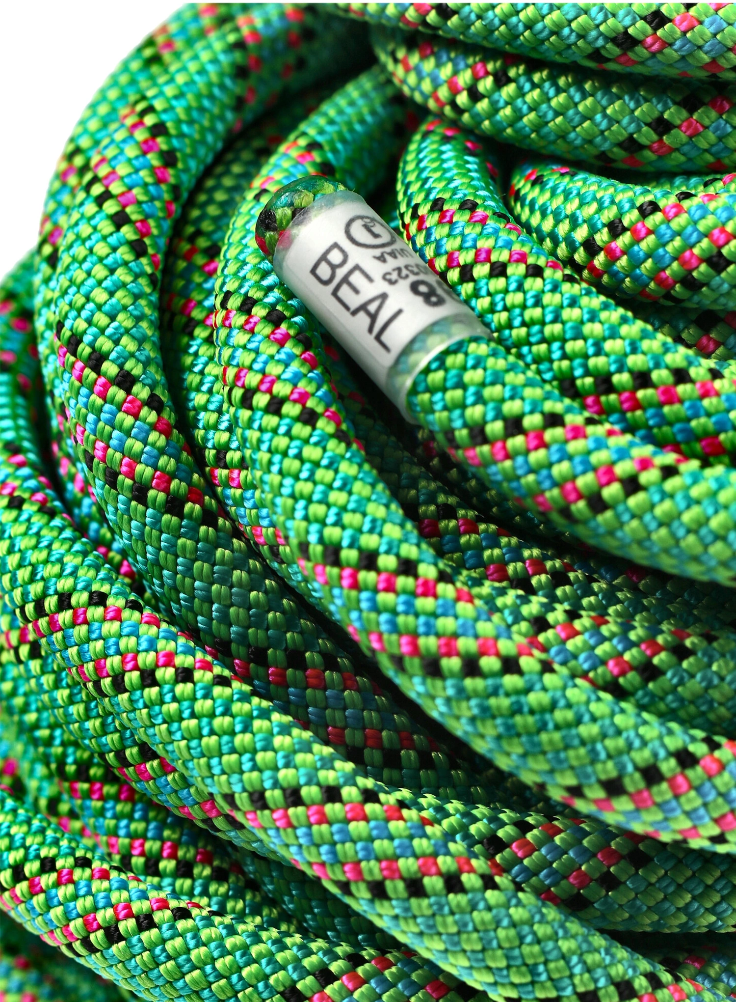 Dynamické lano Beal Tiger Unicore 10 mm x 70 m Dry Cover  - green