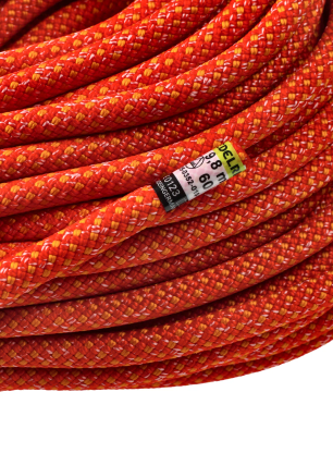 Dynamické lano Edelrid Heron Eco Dry 9,8 mm 60 m - fire