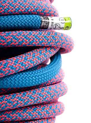 Horolezecké lano Edelrid Tommy Caldwell Eco Dry CT 9,3 mm 70 m - pink/turquoise