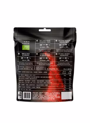 Lyofilizát LYOFOOD Organický jahodový prášok 50 g