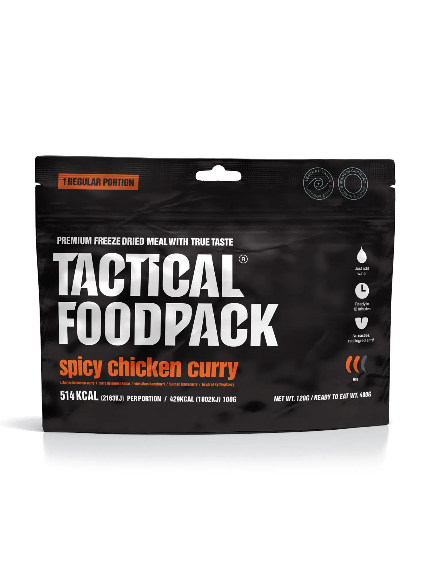 Lyofilizát Tactical Foodpack Pikantné kuracie karí 400 g