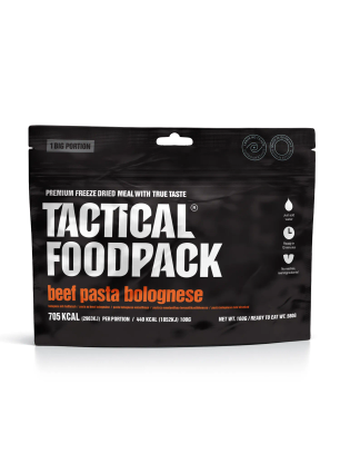 Lyofilizát Tactical Foodpack Špagety Bolognese s hovädzím 580 g