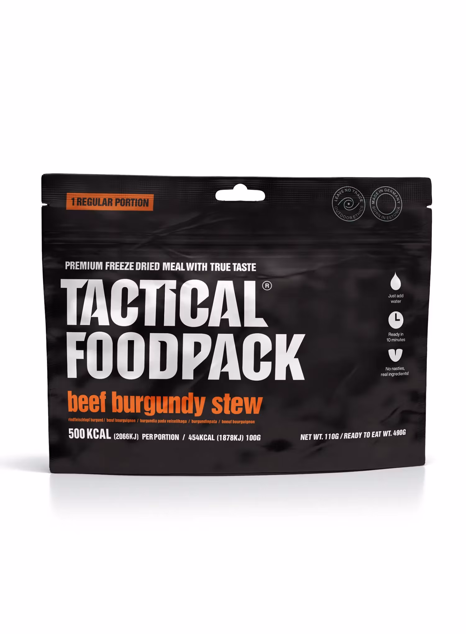 Lyofilizát Tactical Foodpack Hovädzie po burgundsky 490 g