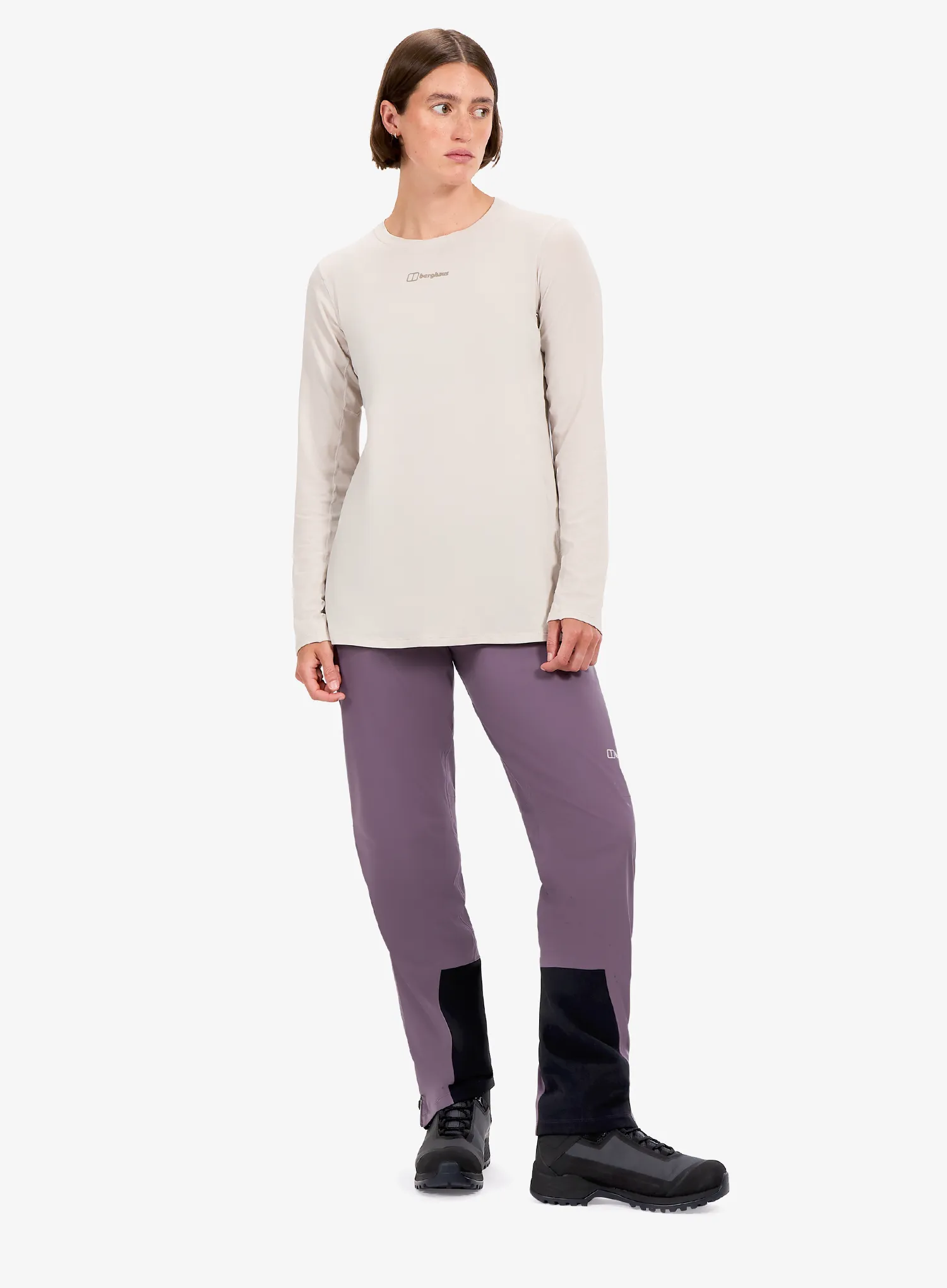 Longsleeve dámsky Berghaus Delta Ls Tee Af - stone