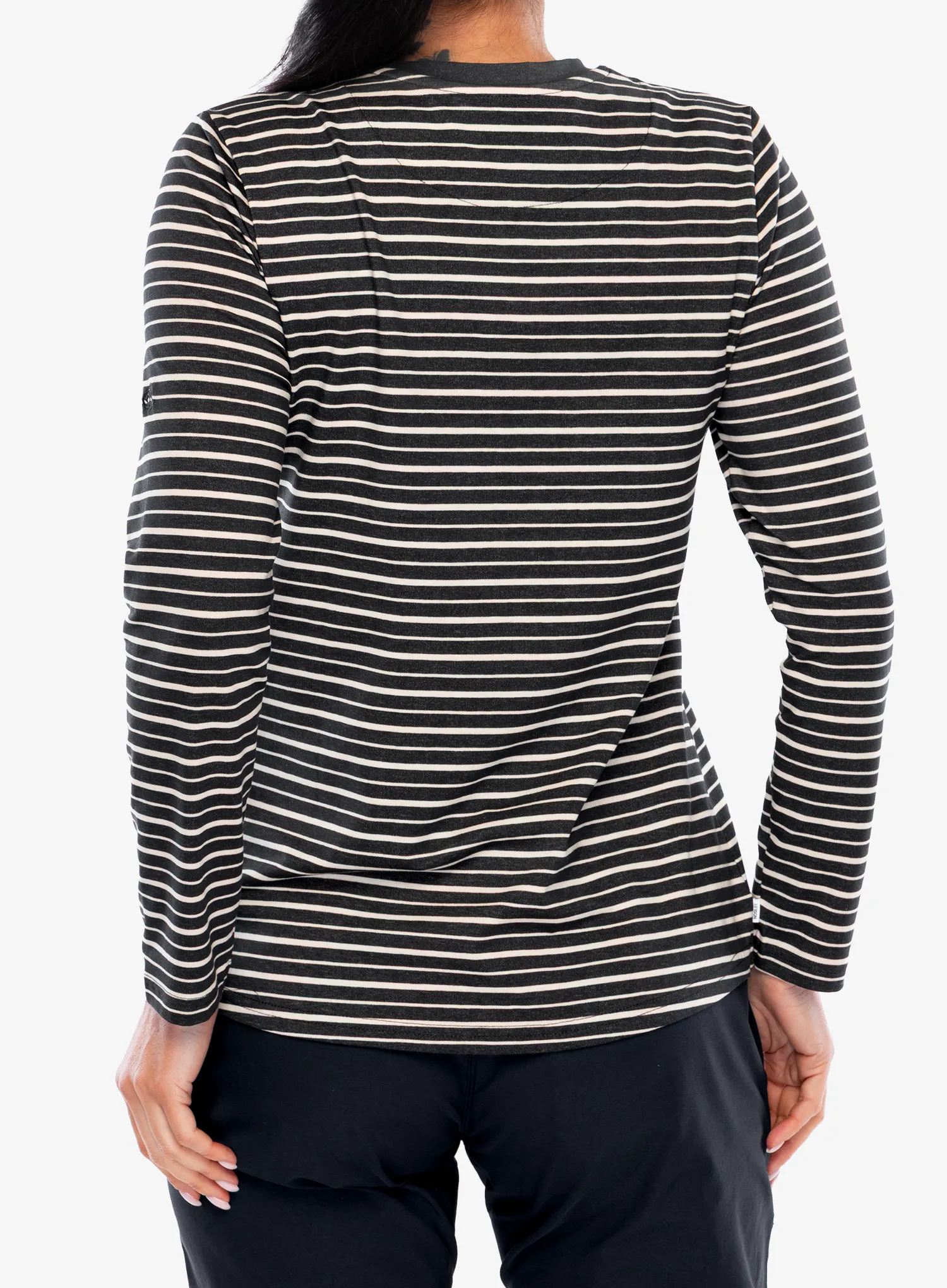 Longsleeve dámsky Craghoppers NosiLife Akona LS Top - charcoal stripe