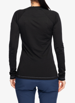 Longsleeve dámsky Millet Trilogy Wool TS LS - black/noir
