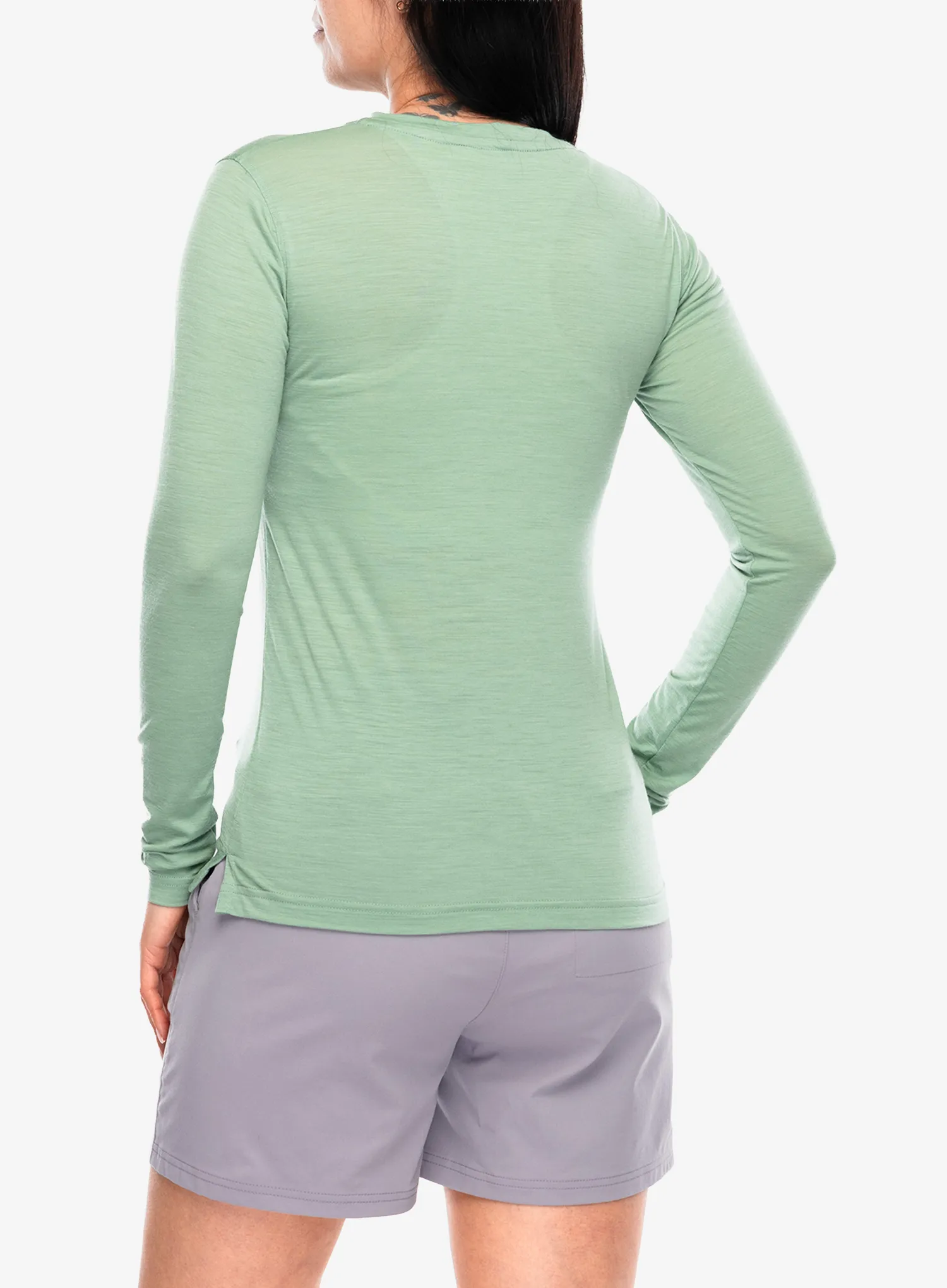 Longsleeve dámsky Sensor Merino Air Say Yes Tee LS - basil green
