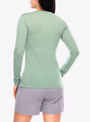 Longsleeve dámsky Sensor Merino Air Say Yes Tee LS - basil green