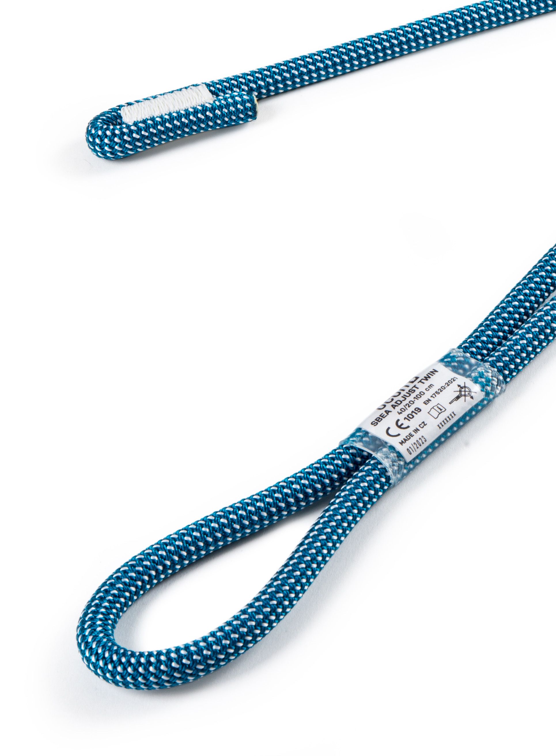 Slučka Ocun Sbea Adjust Twin 40/20-100 cm - blue/white