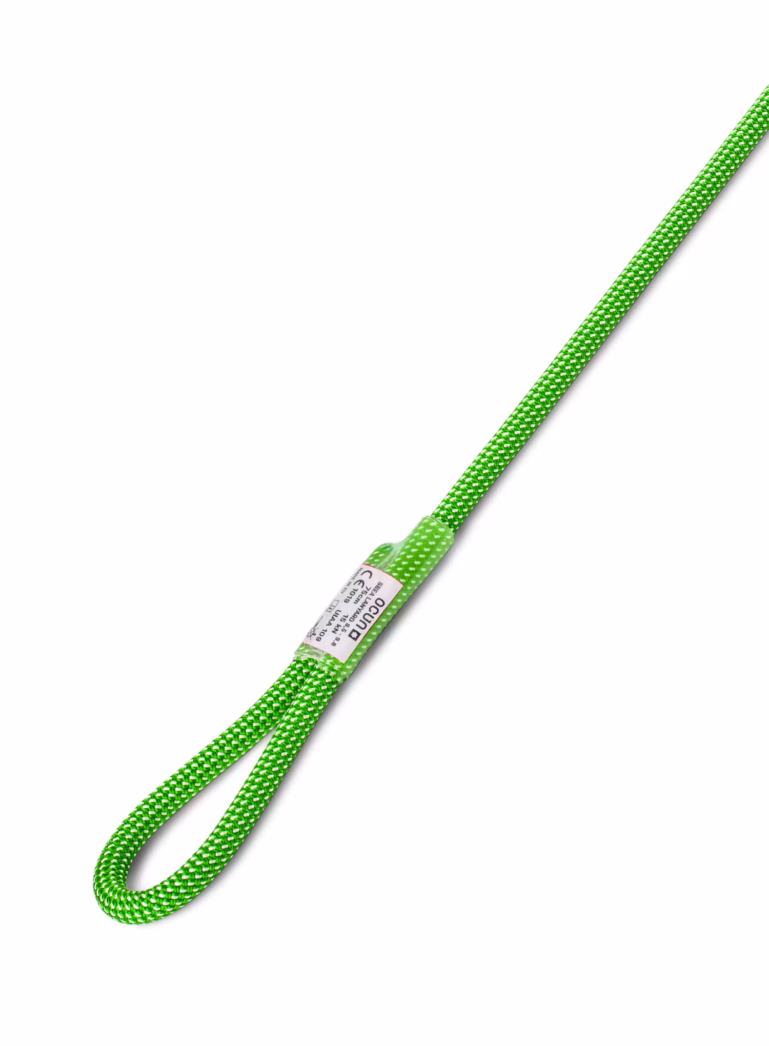 Slučka Ocun Sbea Lanyard 9,5 mm 75 cm - green/ice mint