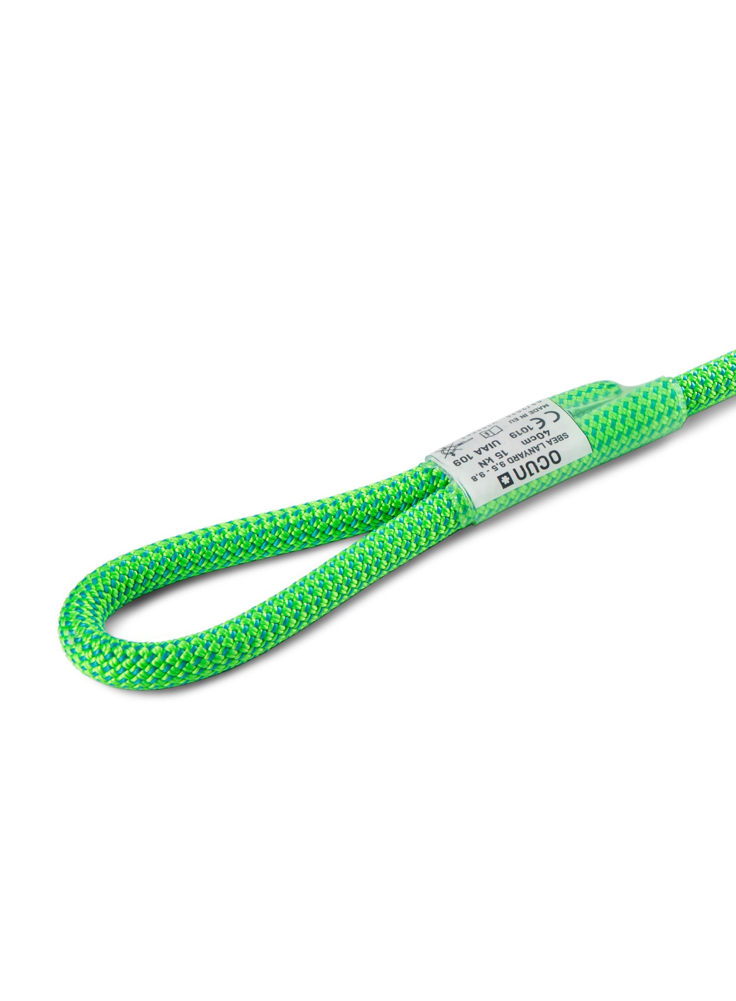 Slučka Ocun Sbea Lanyard 9,8 mm 40 cm - green/icemint