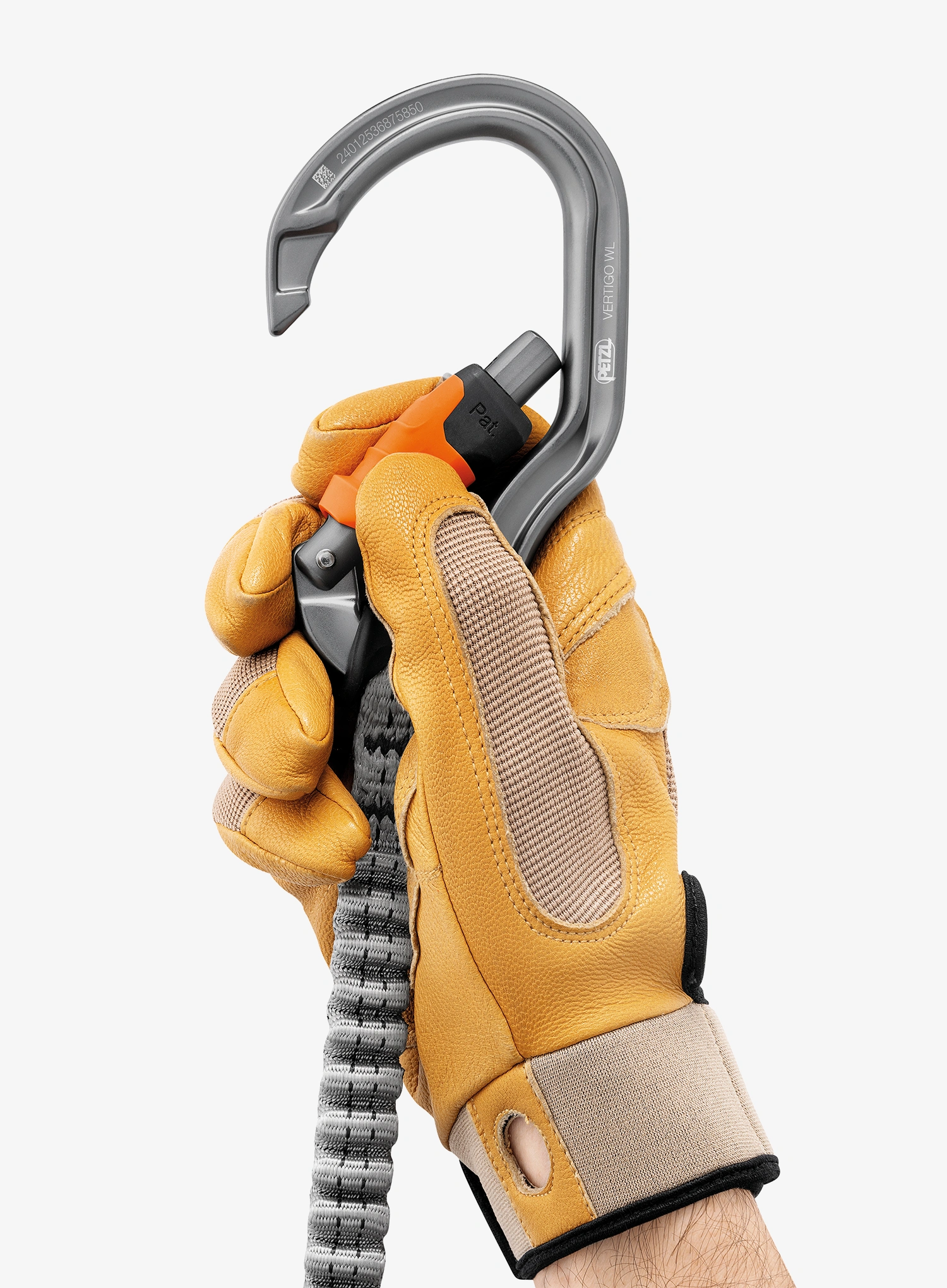 Ferratova slučka Petzl Scorpio Vertigo - grey