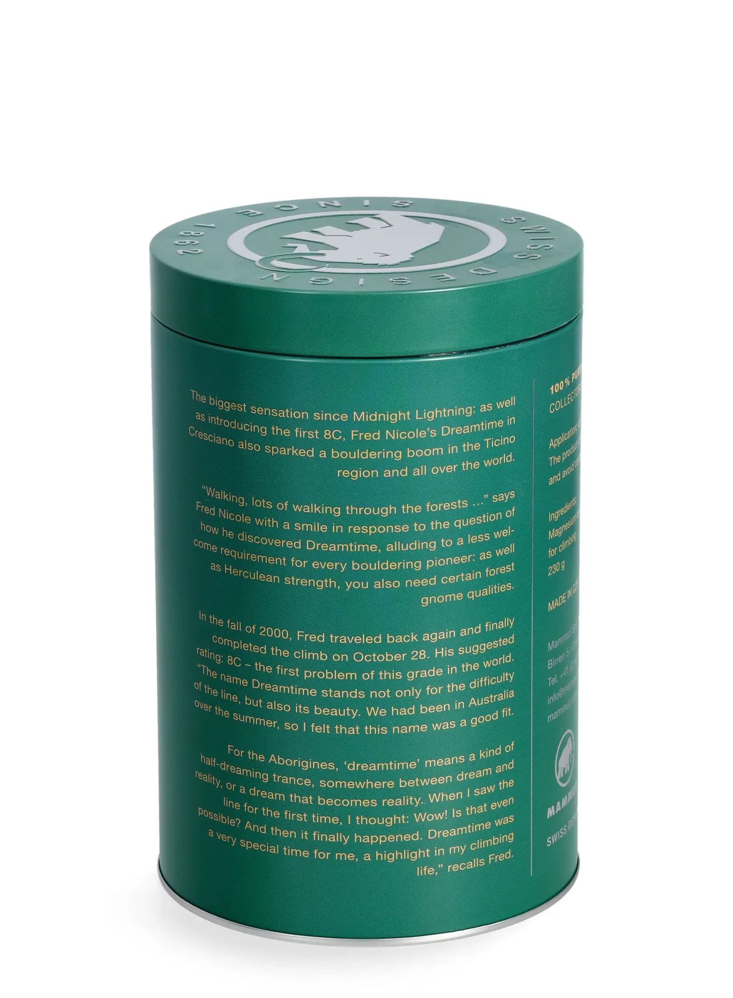 Magnézium Mammut Pure Chalk Collectors Box 230 g - dreamtime