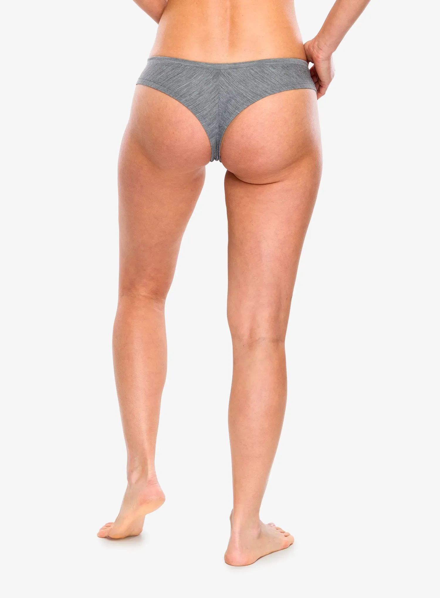 Nohavičky Super.natural Tundra175 Thong - cashmere grey melange