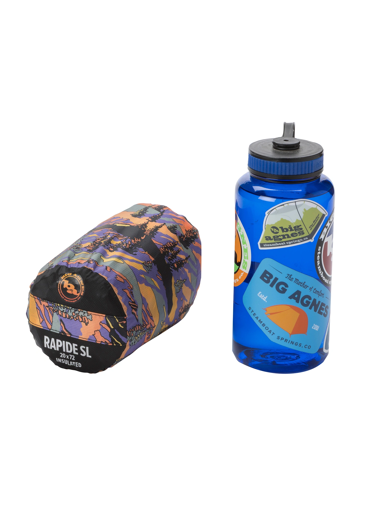 Nafukovací matrac Big Agnes Rapide SL Insulated 20X72 Reg - zirkel alpenglow