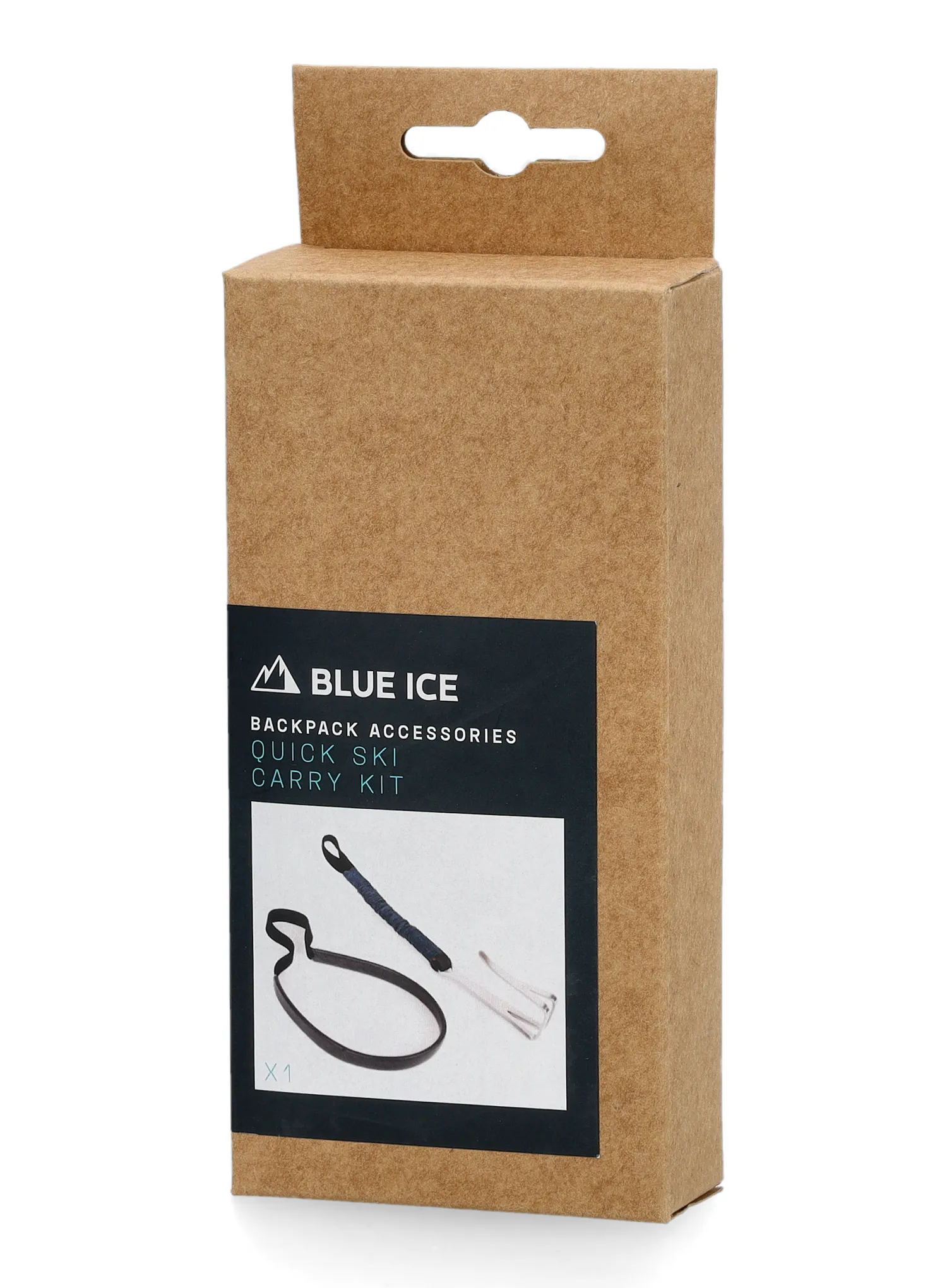 Upevnenie Blue Ice Quick Ski Carry Kit - india ink