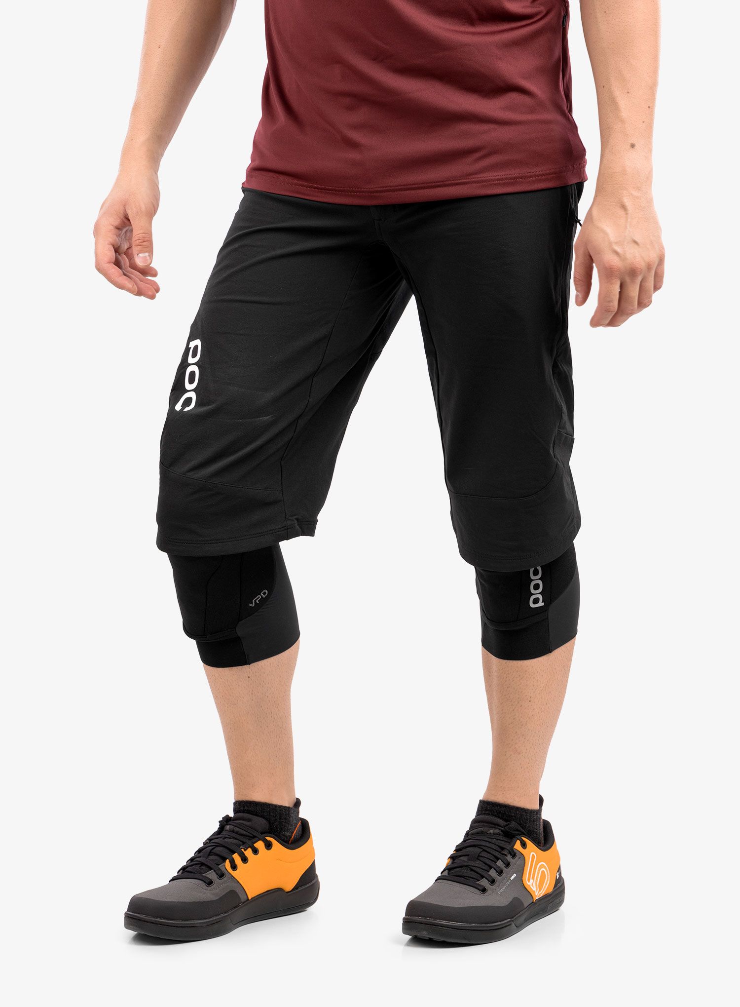 Chrániče kolien na bicykel POC Oseus VPD Knee - uranium black