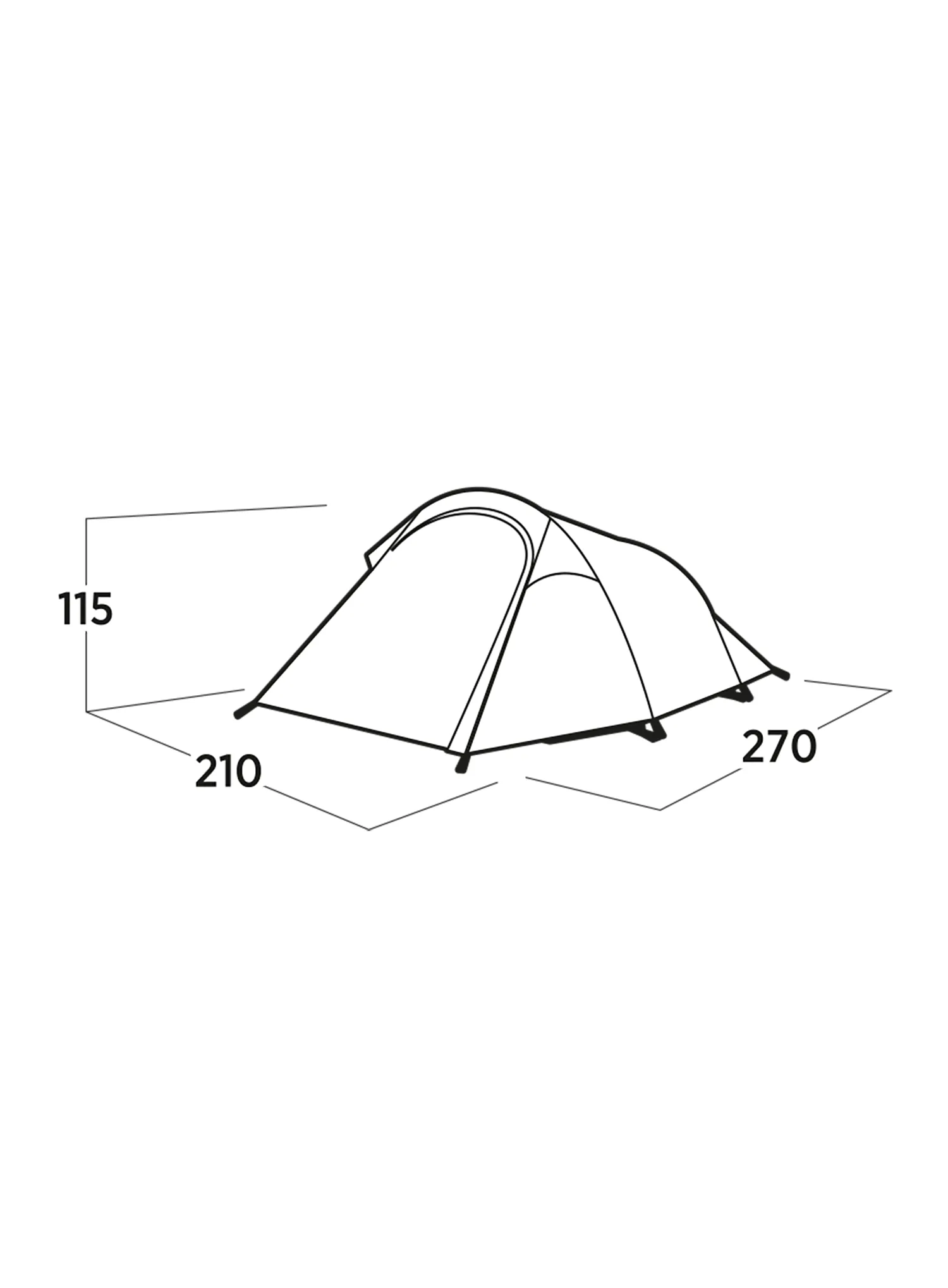 Stan pre 3 osoby Easy Camp Reindal 3