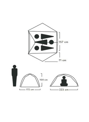 Stan pre 3 osoby Nemo Mayfly OSMO 3P