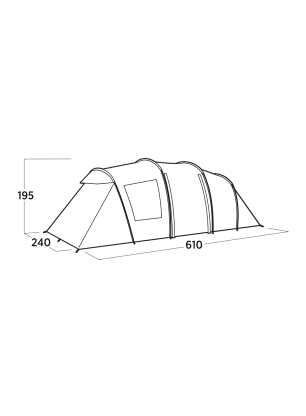 Stan pre 6 osôb Easy Camp Leka Twin 6