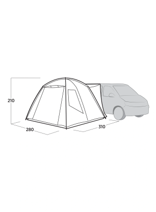 Predstan Easy Camp Utne - gray