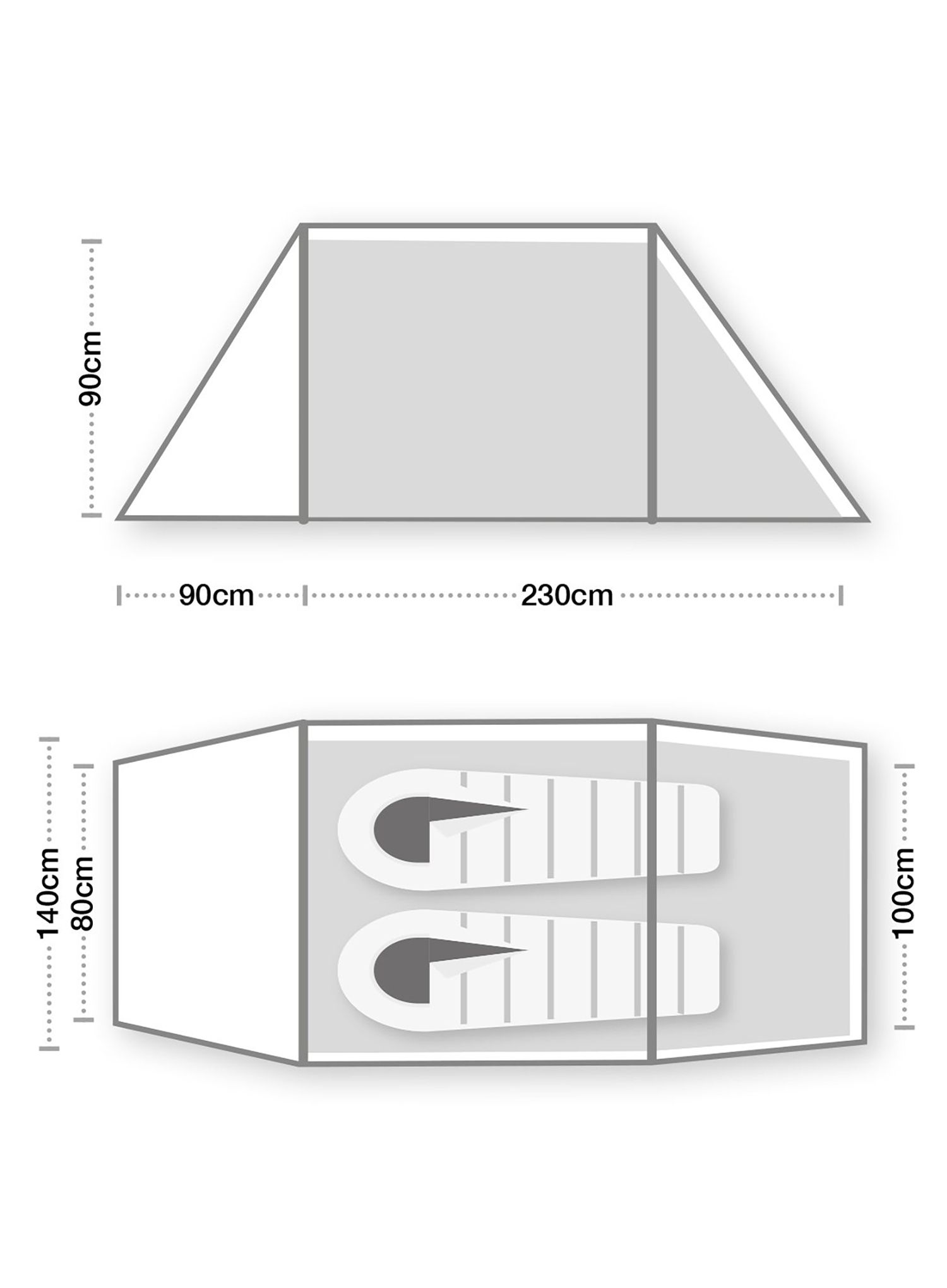 Stan pre 2 osoby Terra Nova Hoolie Compact 2 - green