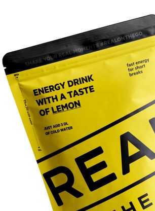 Energetický nápoj Real Turmat Energy drink Taste of Lemon 330 ml