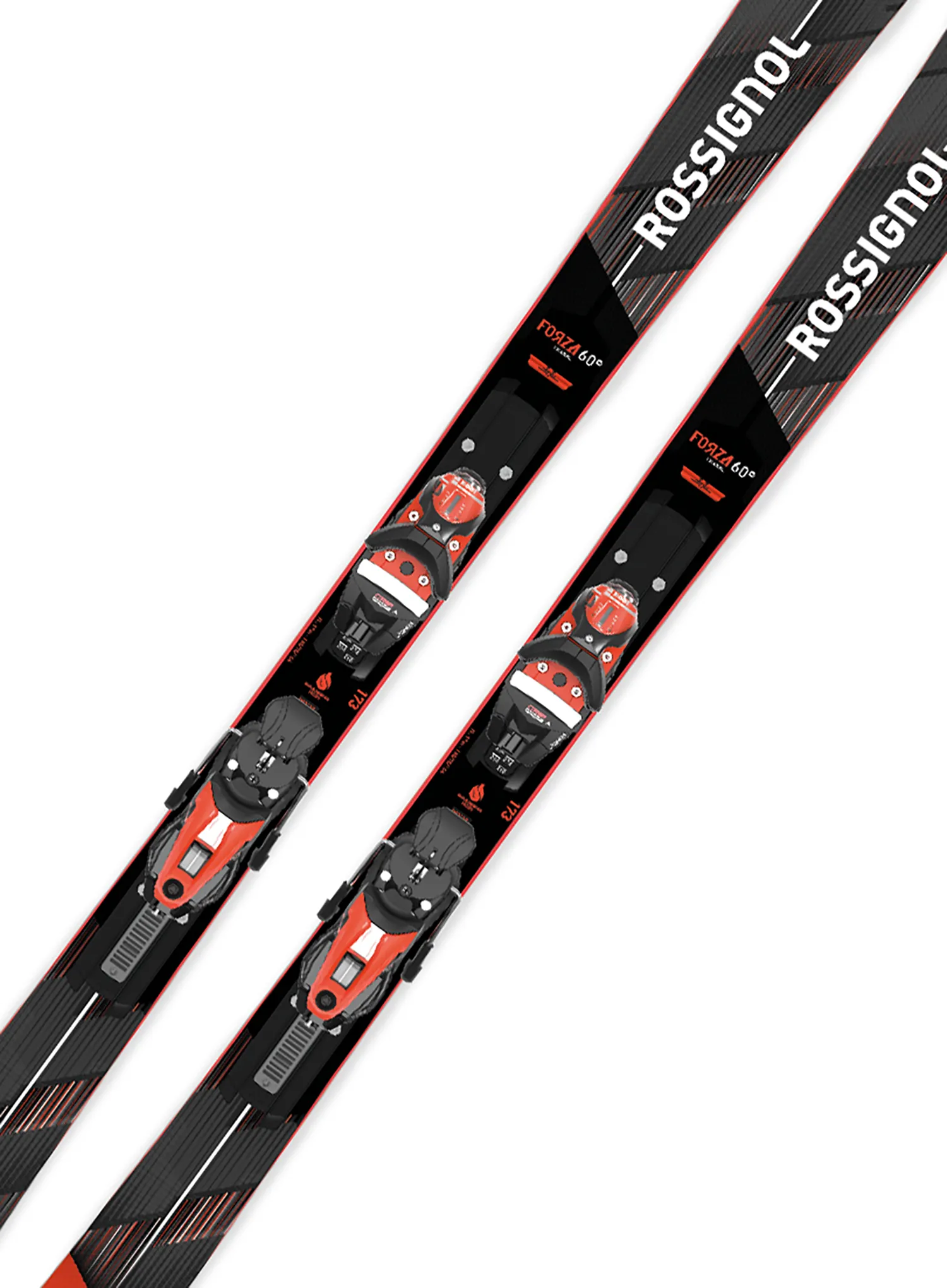 Lyže Rossignol Forza 60 TI - red + viazania NX 12 Konect GW
