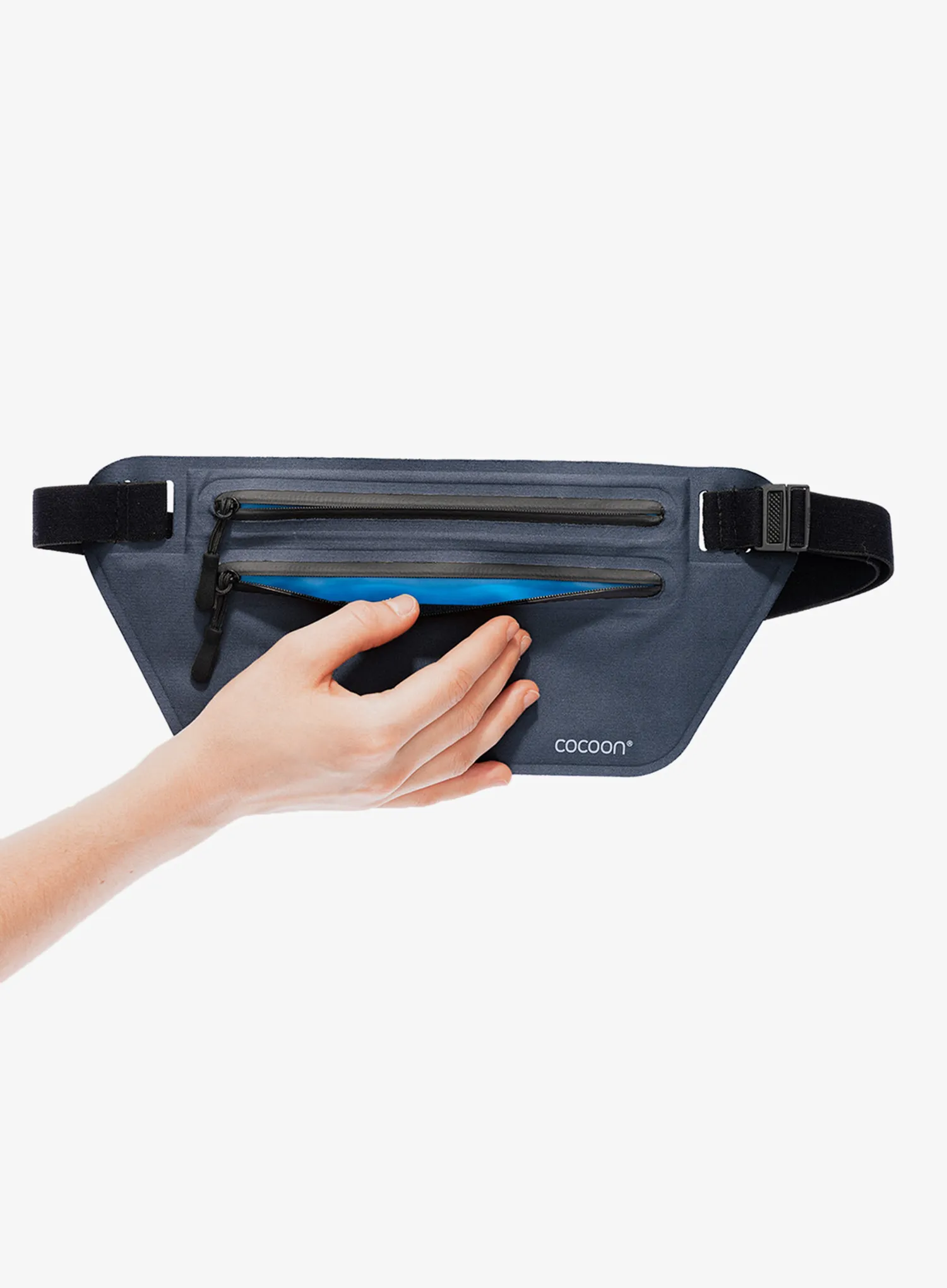 Ľadvinka Cocoon Secret Waist Wallet - navy/blue