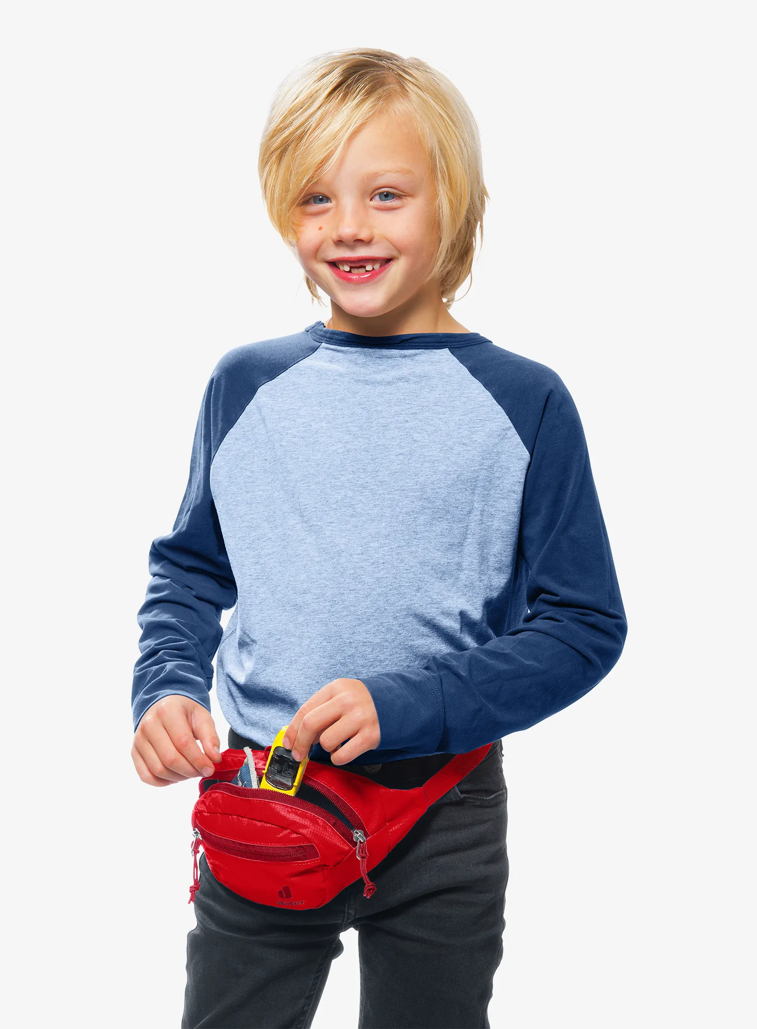 Detská ľadvinka Deuter Junior Belt - cherry