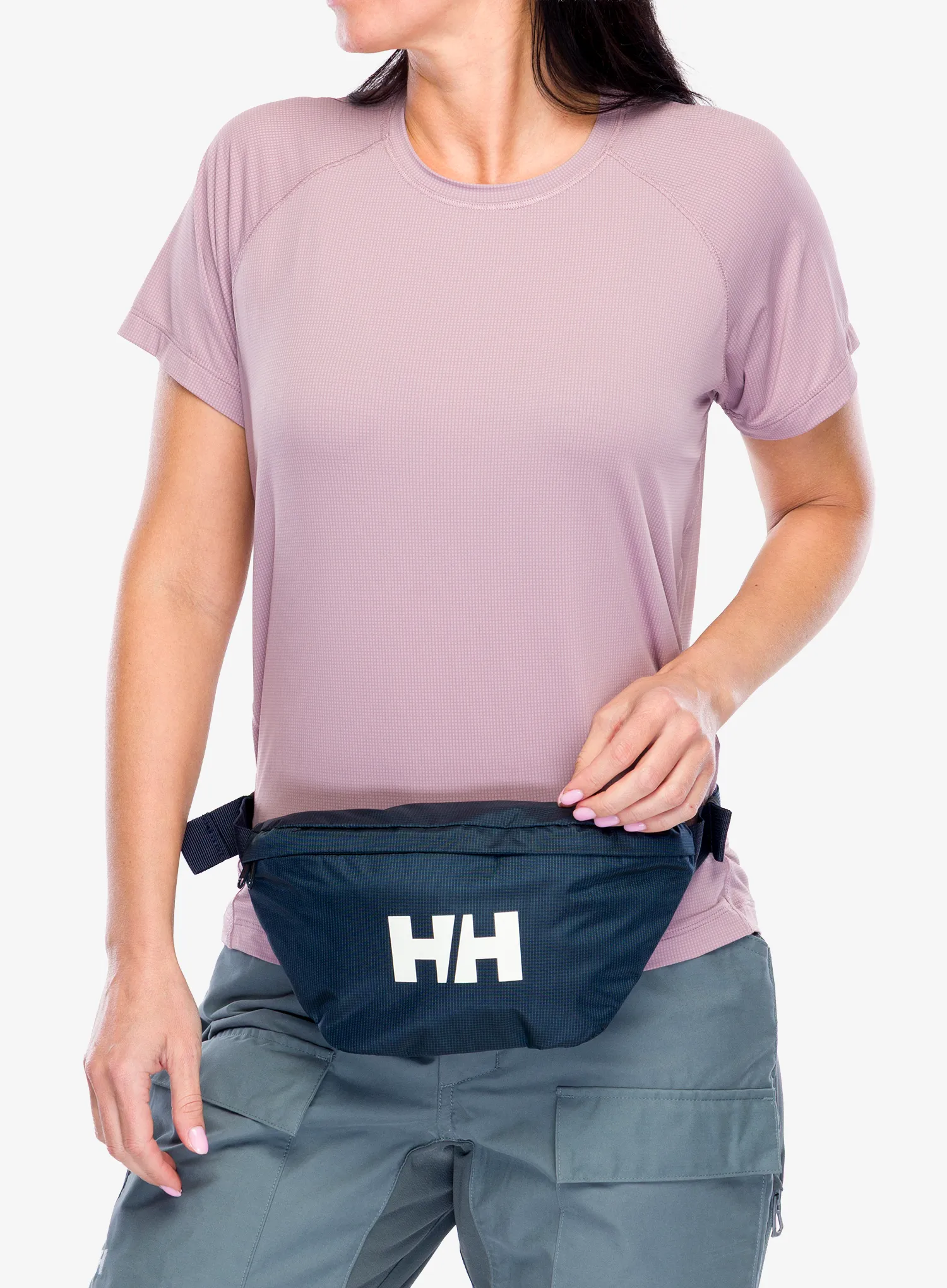 Ľadvinka Helly Hansen Logo Waist Bag - navy/vaporous grey/gum