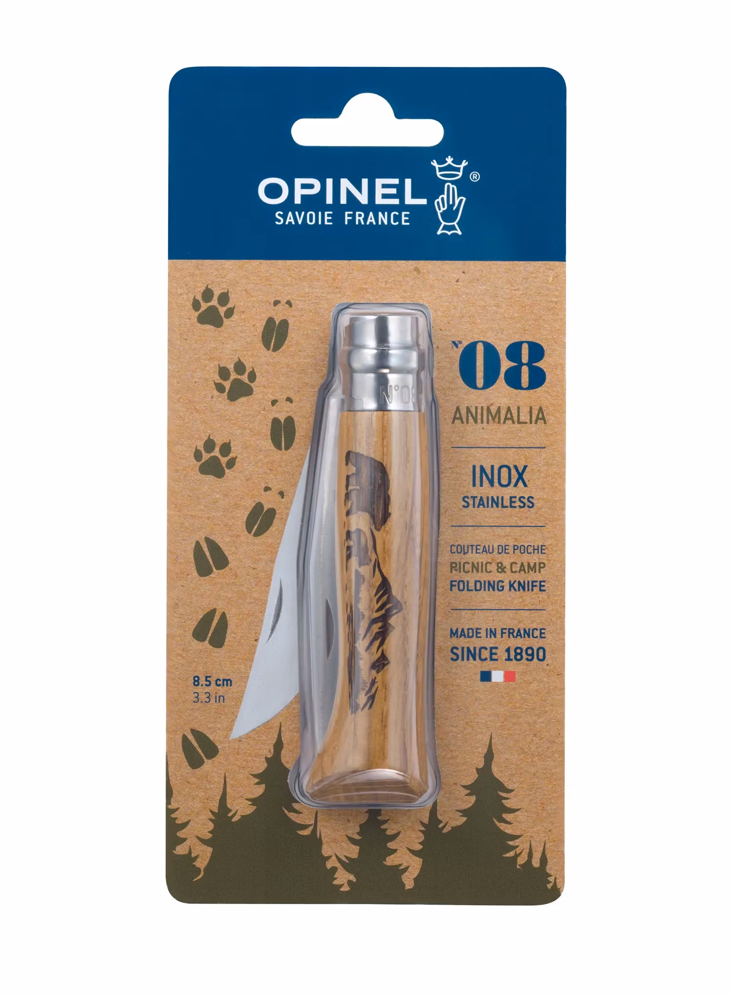 Nôž Opinel Animalia No.08 - bear/bear