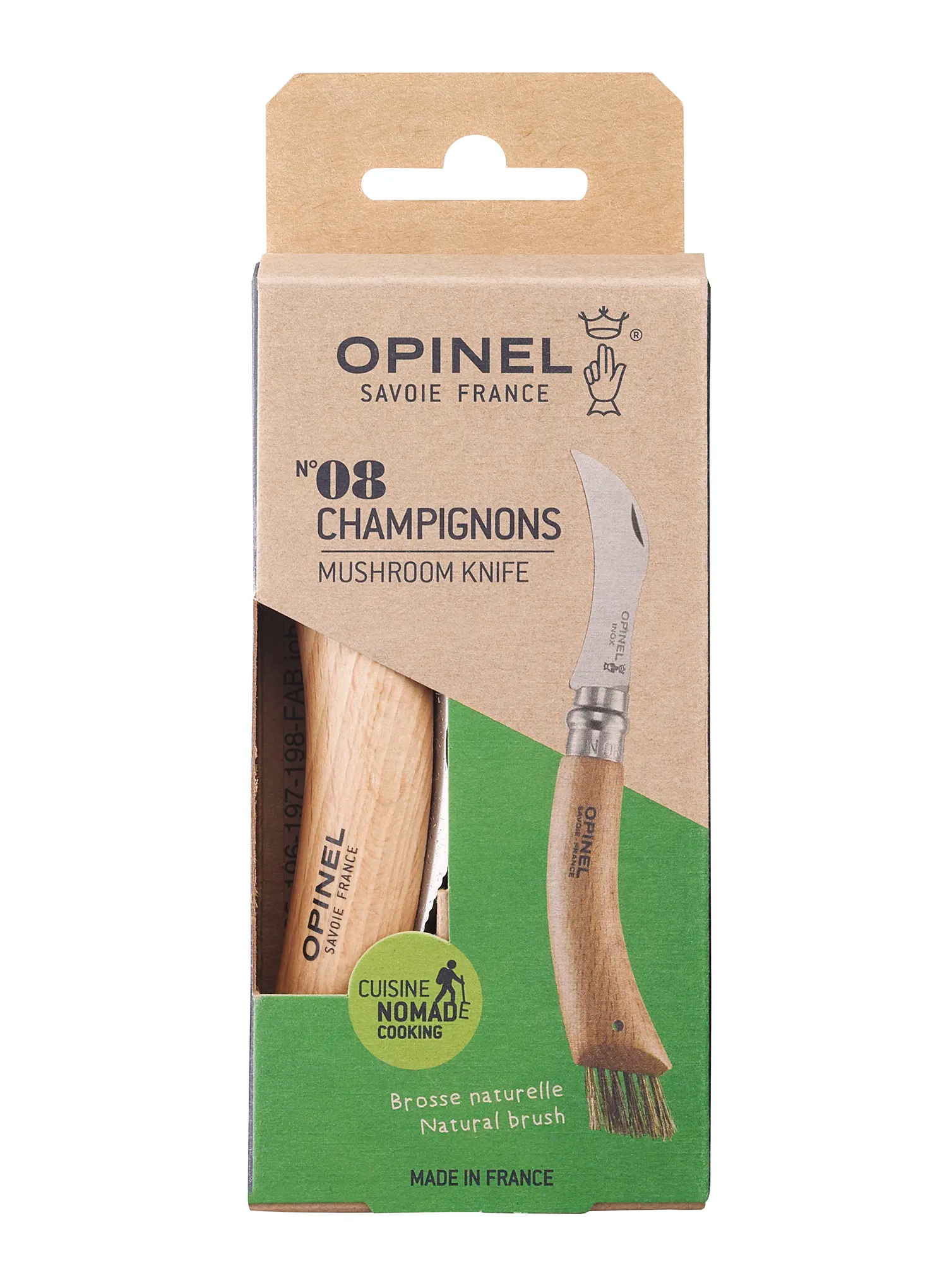 Nôž Opinel No.08 Mushroom - steel
