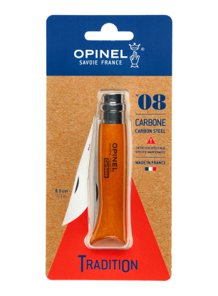 Skladací nôž Opinel No.08 Carbon Steel Blister