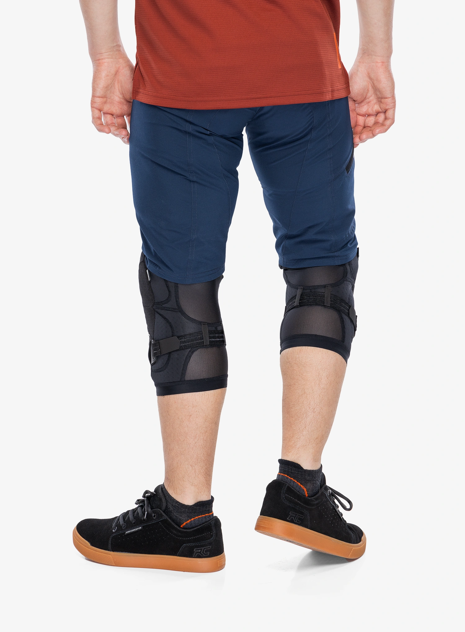 Chrániče kolien na bicykel Evoc Knee Protector LS Flex Enduro - black