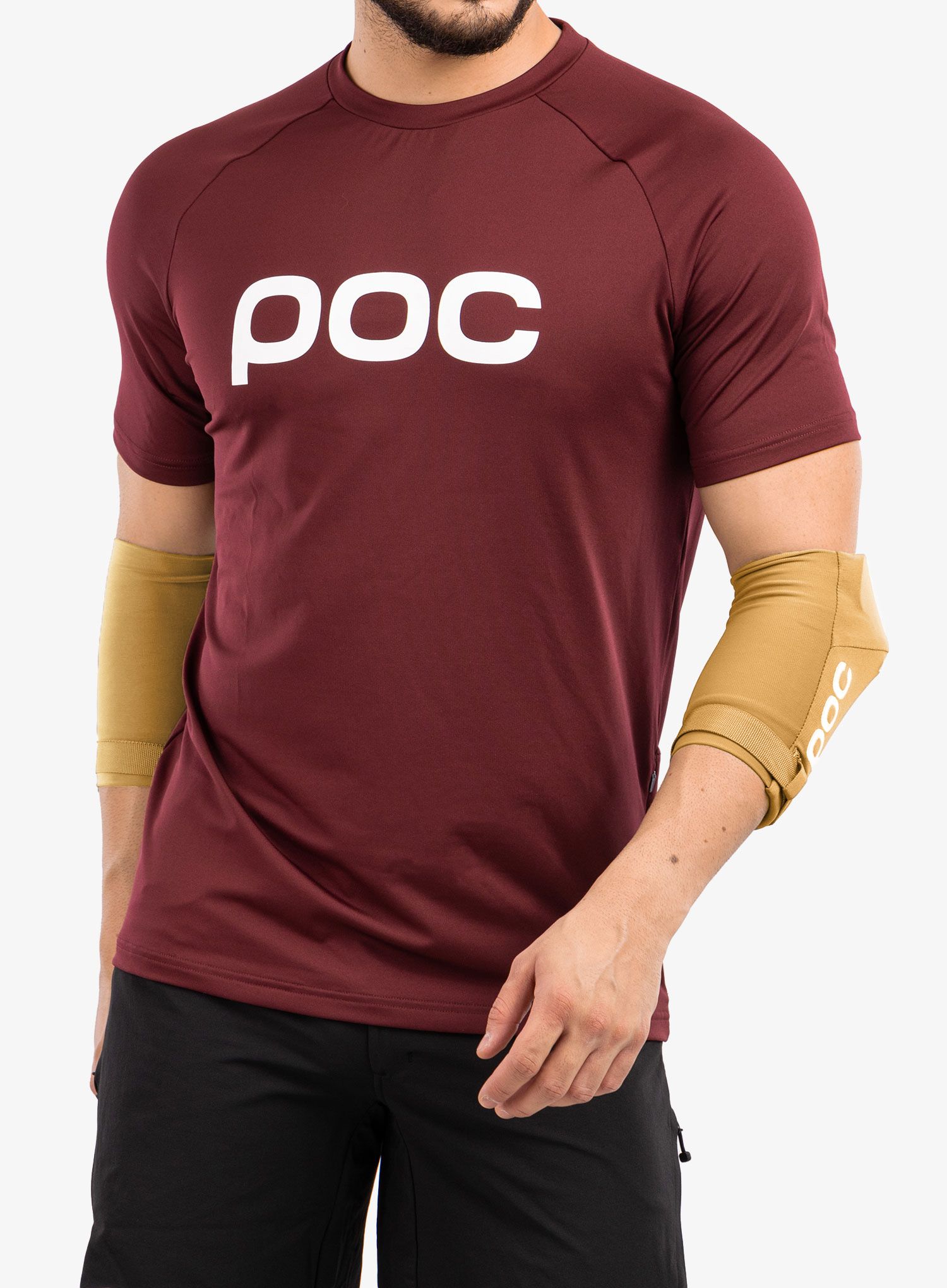 Chrániče lakťov na bicykel POC Joint VPD Air Elbow - aragonite brown