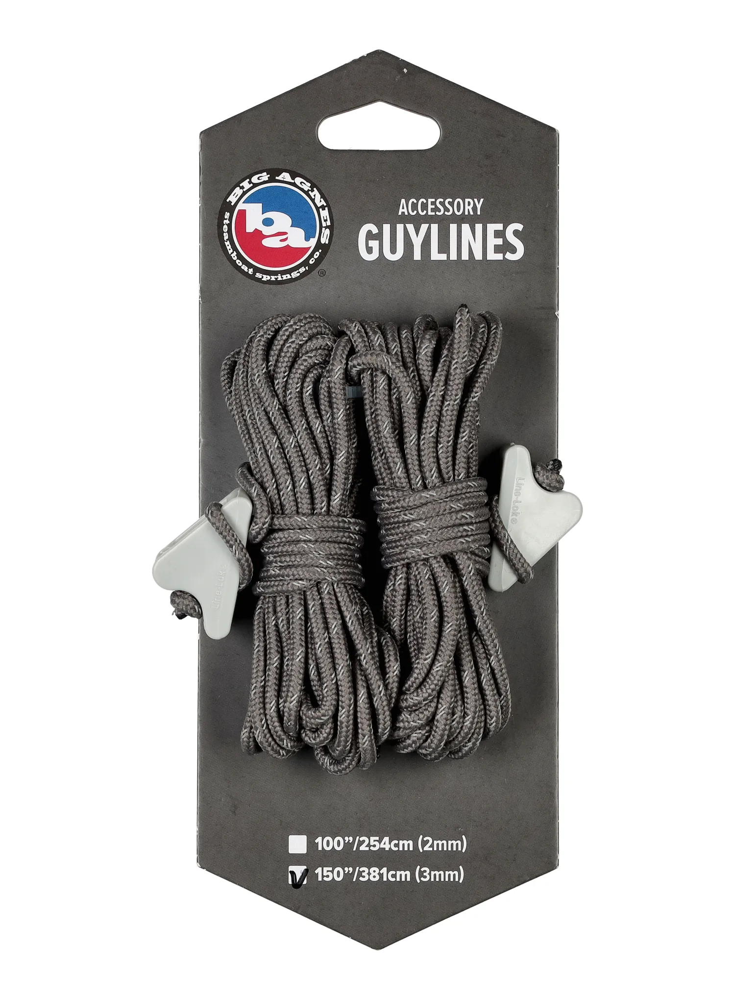 Uväzovanie Big Agnes Accessory Guylines 3 mm