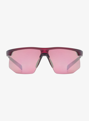 Bežecké okuliare Uvex Aerios - cranberry matt/mir.rose