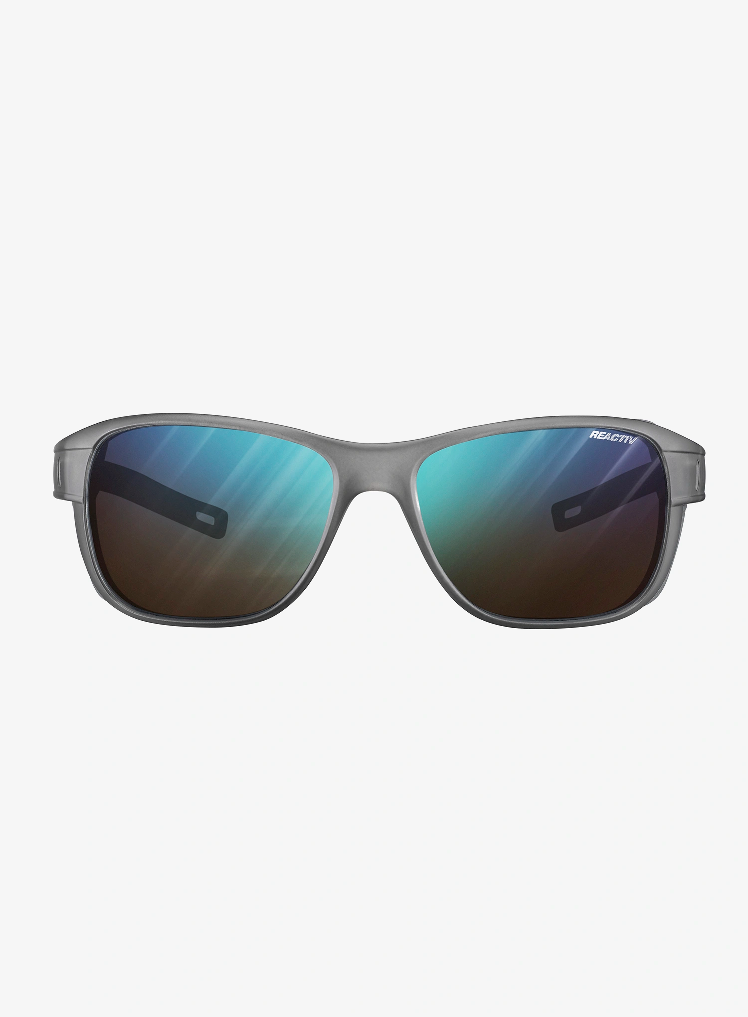 Fotochromatické okuliare Julbo Camino - Reactiv 2-4 DL Bleu - black translu mat/grey