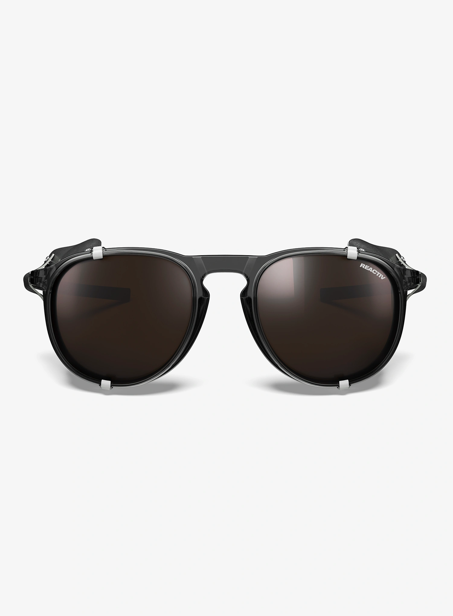 Ľadovcové okuliare Julbo Millenium - Reactiv 2-4 Polarized - shiny trans.black/black/white