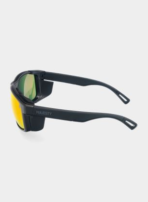 Polarizačné okuliare Majesty Vertex - matt black/polarised red ruby