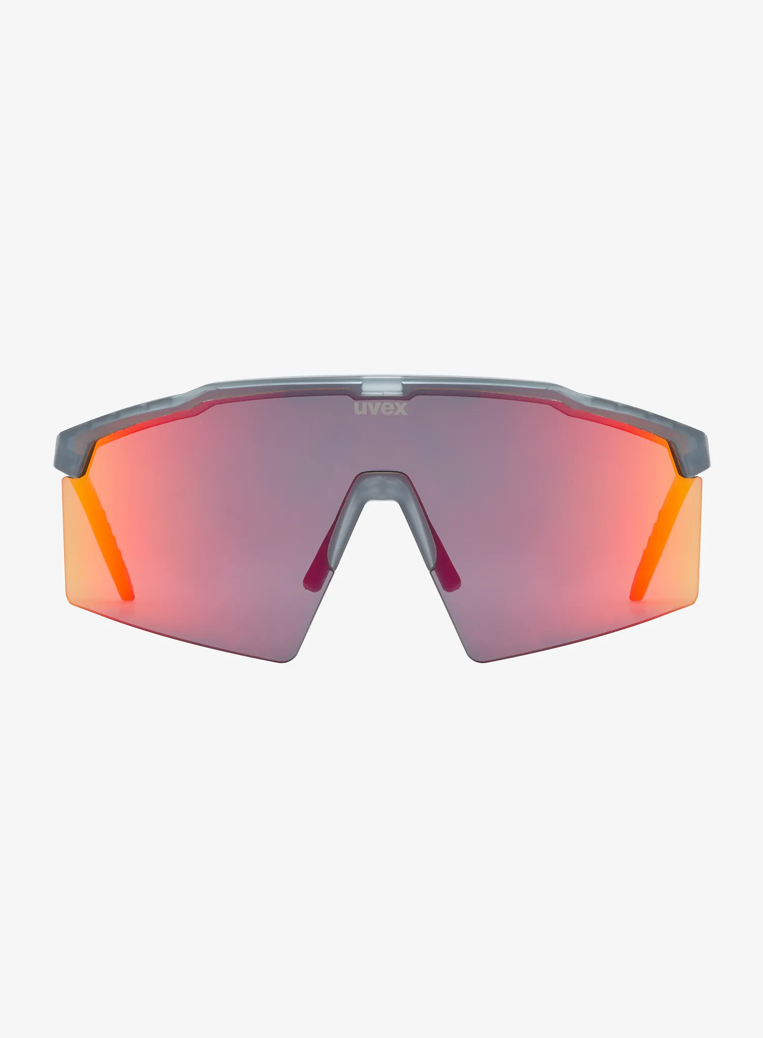 Okuliare na bicykel Uvex Flowline - smoke matt/mir.red