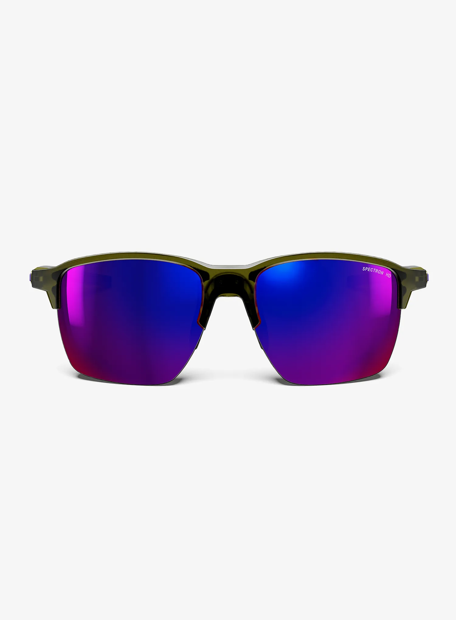 Slnečné okuliare Julbo Crossline - Spectron 3 HD - shiny trans.khaki/shiny khaki