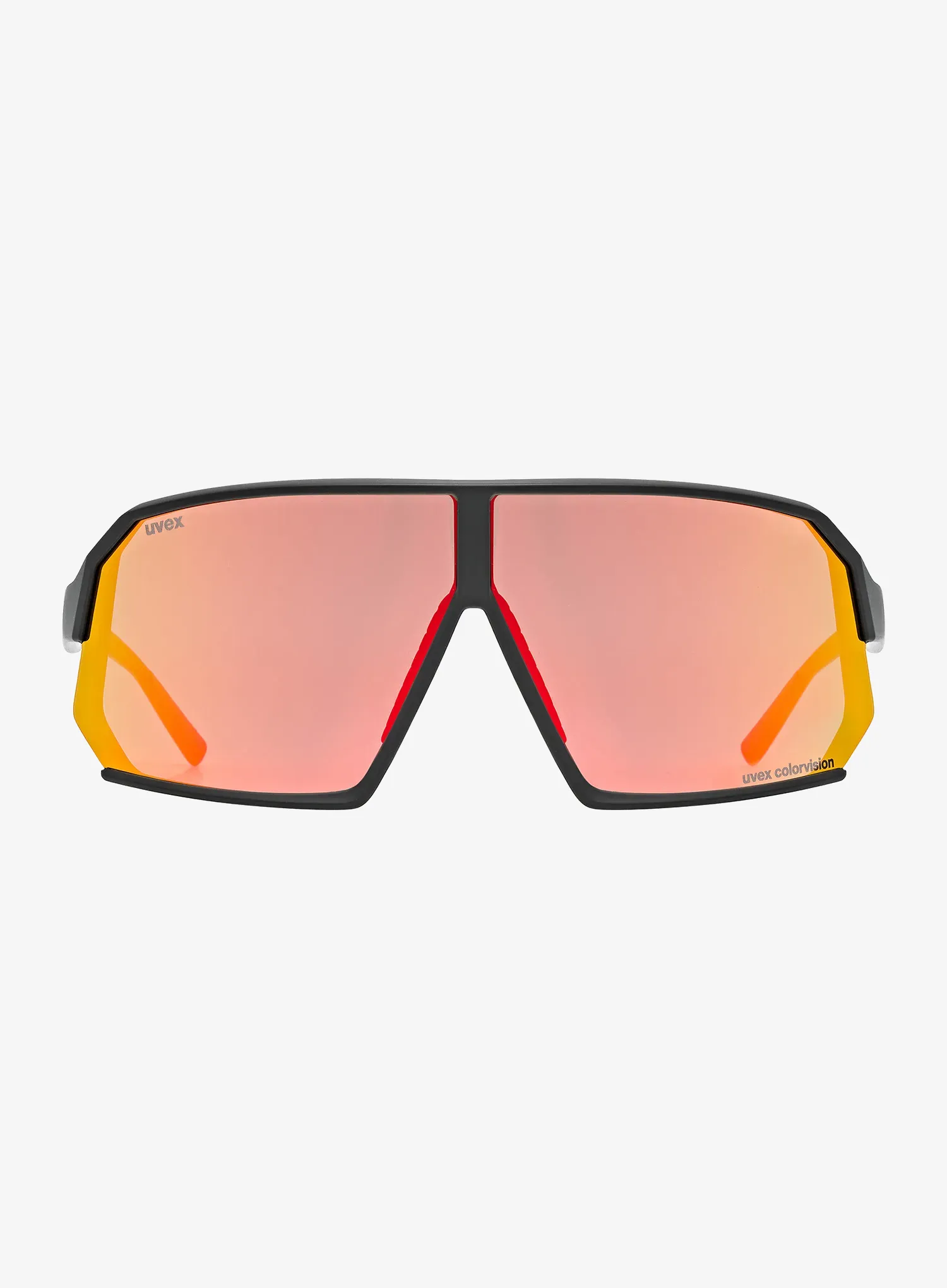 Slnečné okuliare Uvex Sportstyle 237 CV - black matt/mirror red