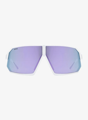 Slnečné okuliare Uvex Sportstyle 237 - white matt/mirror lavender
