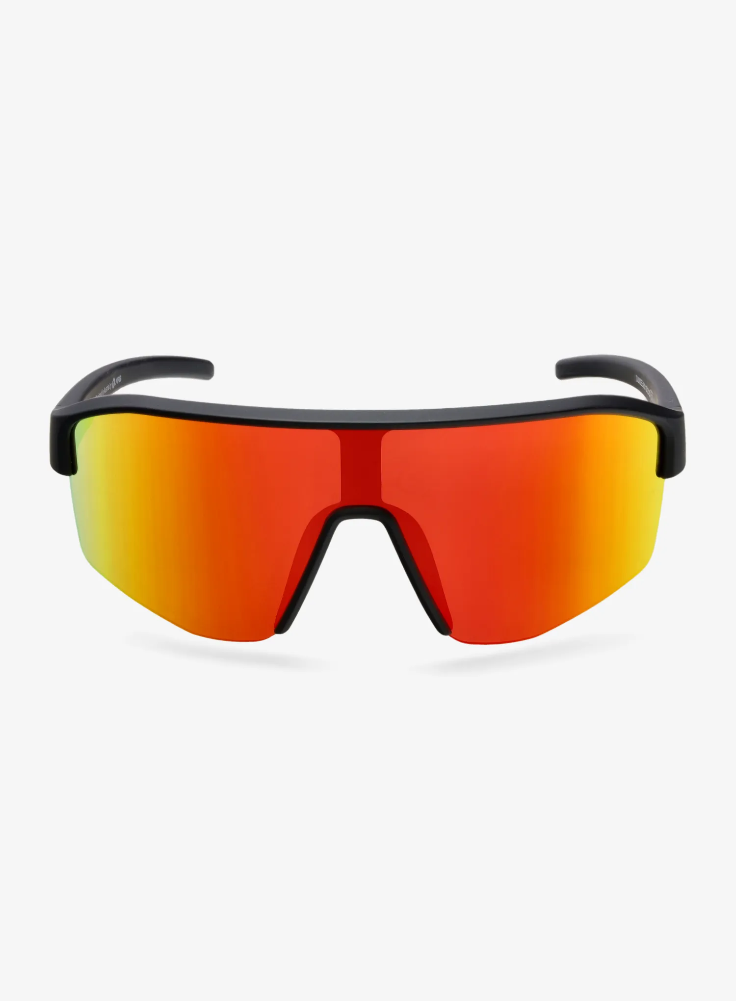 Cyklistické okuliare Red Bull Spect Dundee - black/brown/red mirror CAT3