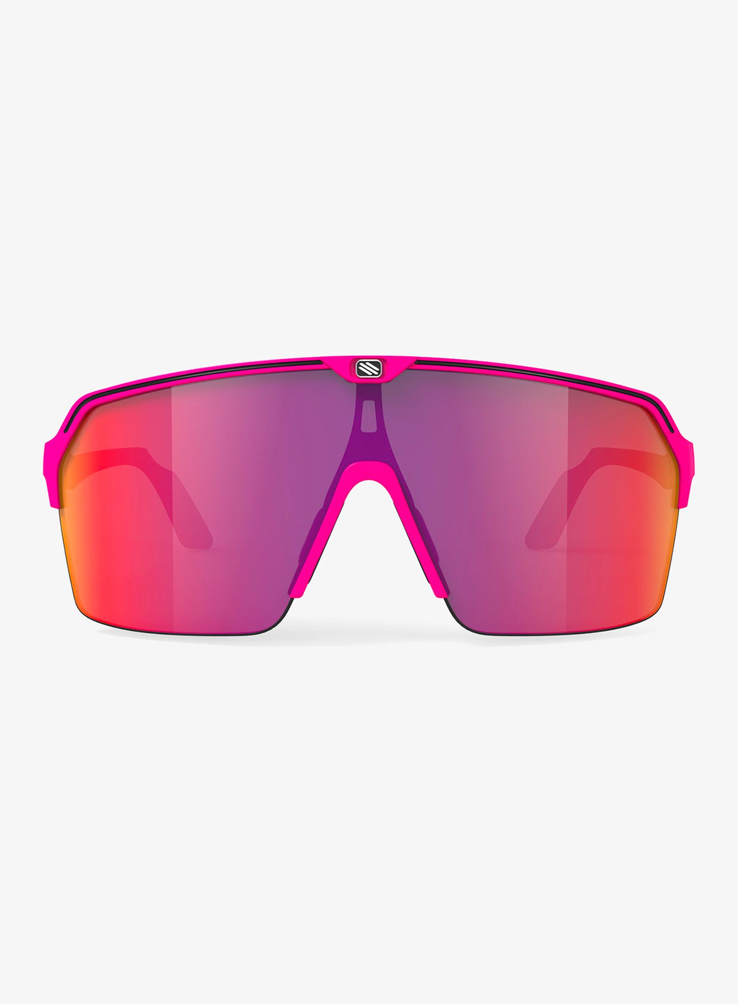 Cyklistické okuliare Rudy Project Spinshield Air - pink fluo matte/multilaser red