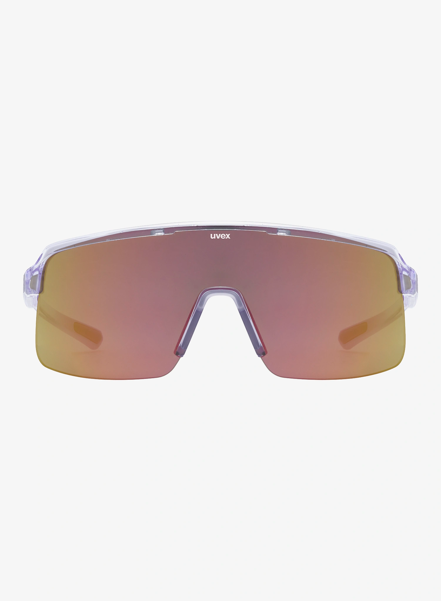 Cyklistické okuliare Uvex Dyrt - clear purple/mir.red