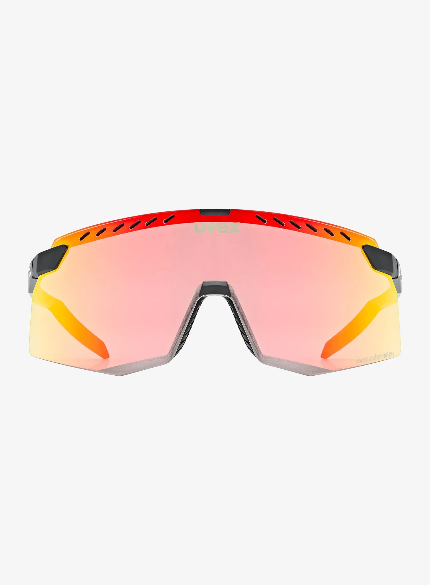Cyklistické okuliare Uvex Pace Stage CV - black matt/mirror red
