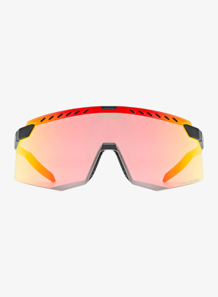 Cyklistické okuliare Uvex Pace Stage CV - black matt/mirror red